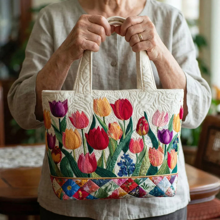 Quilted Tulip Bag